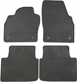 Petex 21210 Covora?e de cauciuc potrivite pentru Scala / Kamiq, Negru, Set de 4 bucati