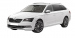 Tava portbagaj dedicata Skoda Superb III Combi Premium (low)